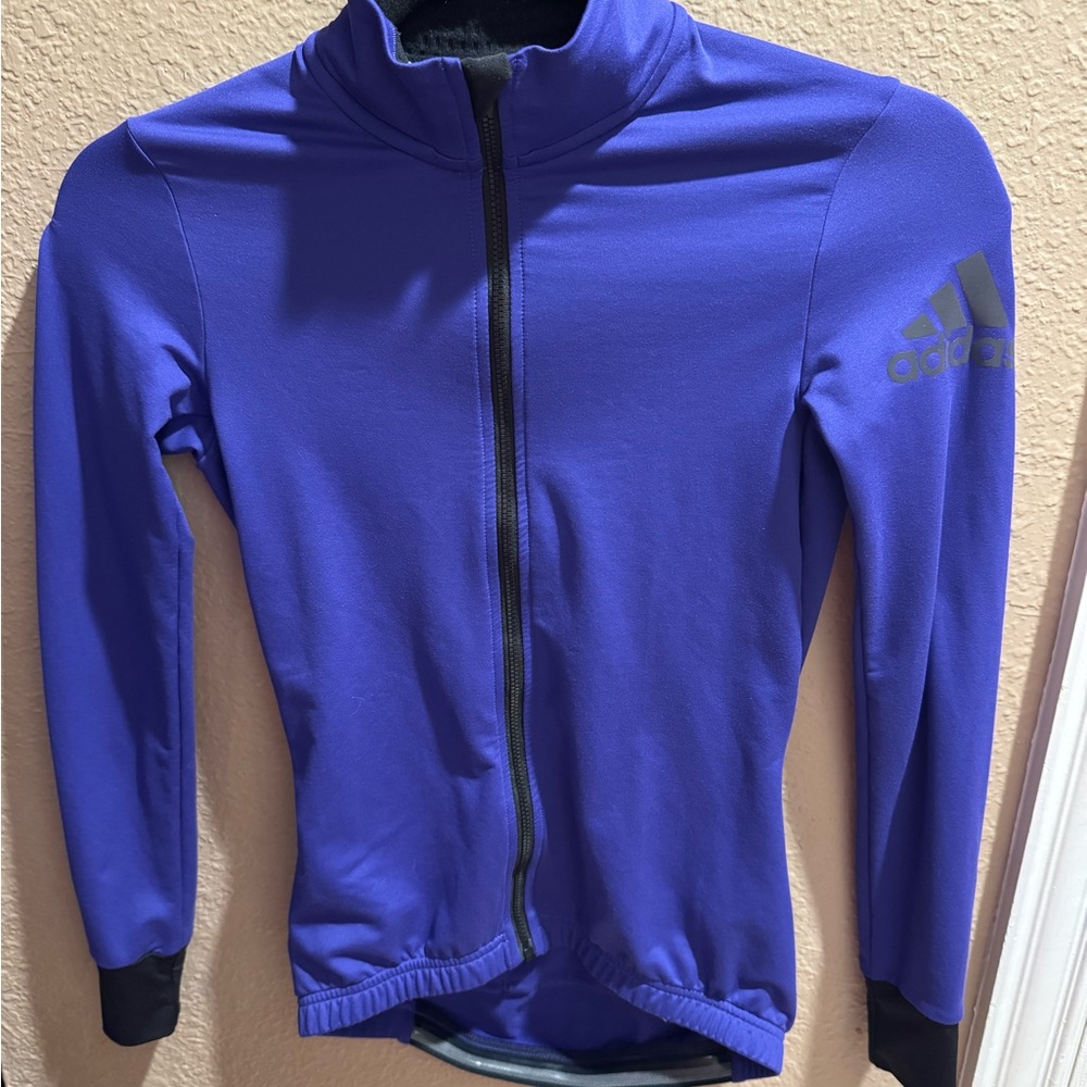 Adidas ClimaHeat PrimeKnit Zip up Purple Cycling Jacket